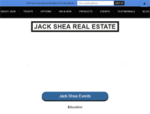 Tablet Screenshot of jackshearealestate.com